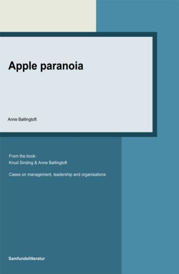 Apple paranoia